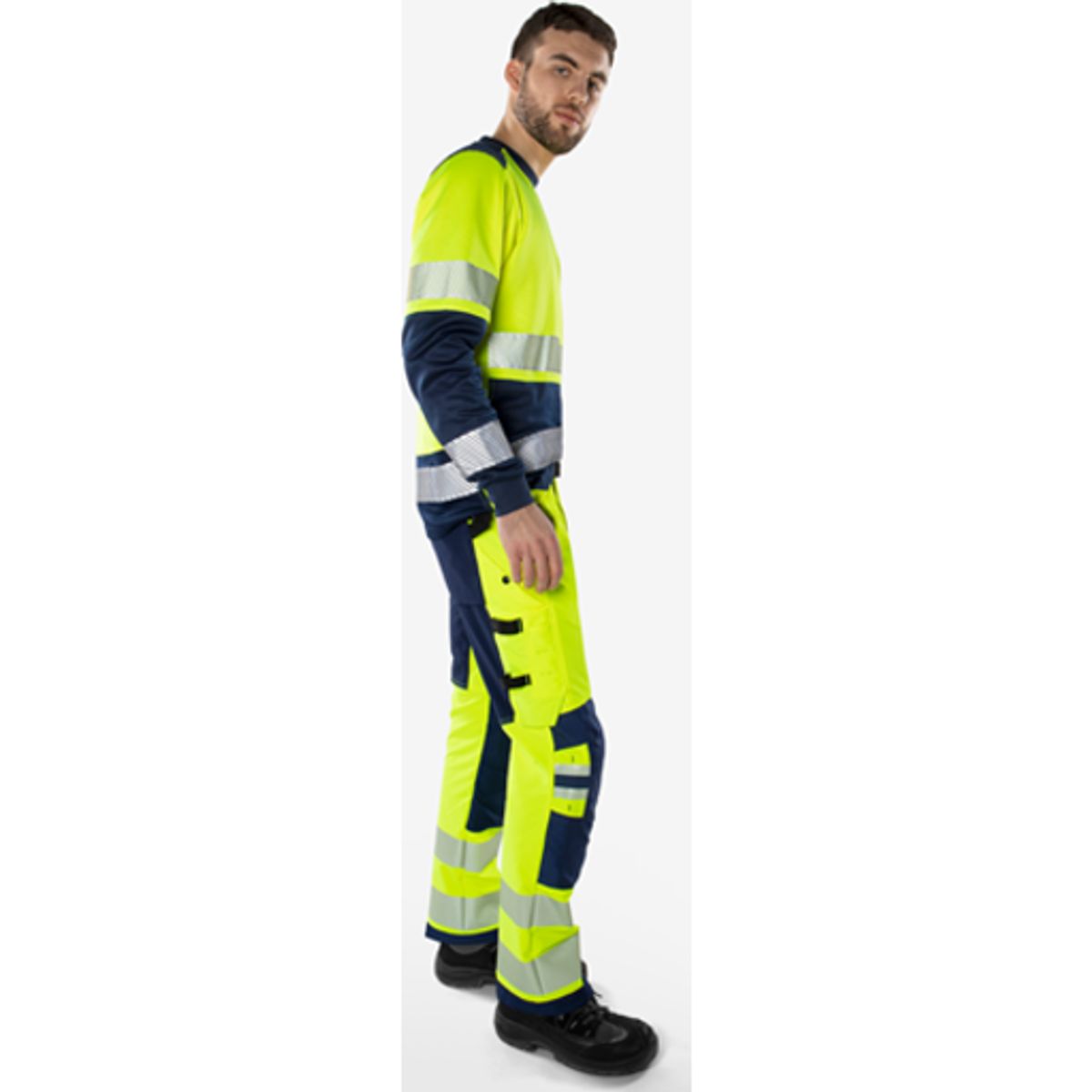 HiVis Green stretchbukser klas