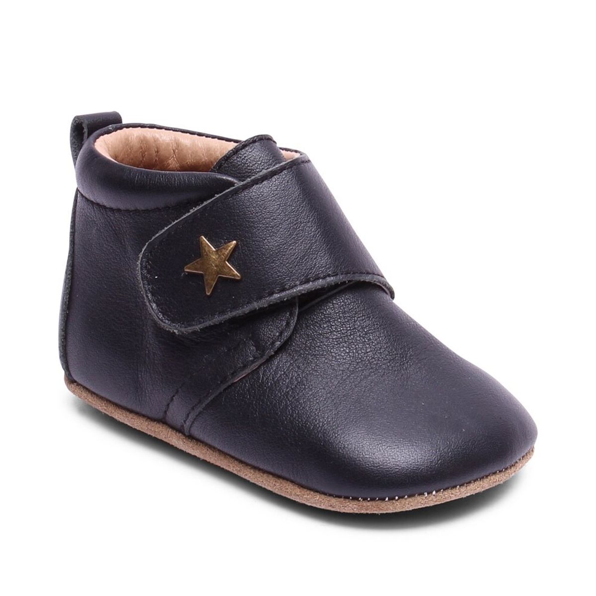 Hjemmesko, Velcro Star - 50 Black - 19