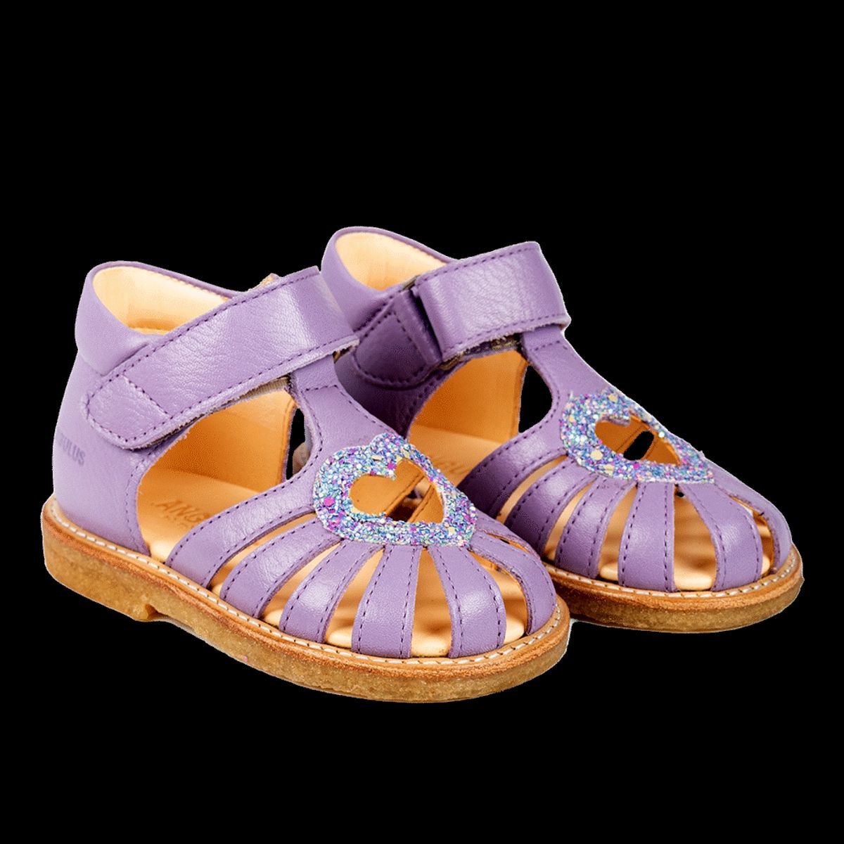 Hjertesandal med glitter - Lilac/Confetti Glitter - 21