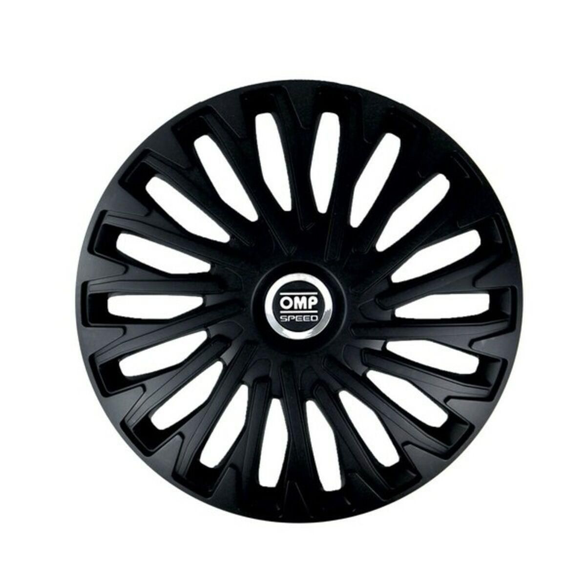 Hjulkapsel OMP Stinger Speed Sort 15" (4 uds)