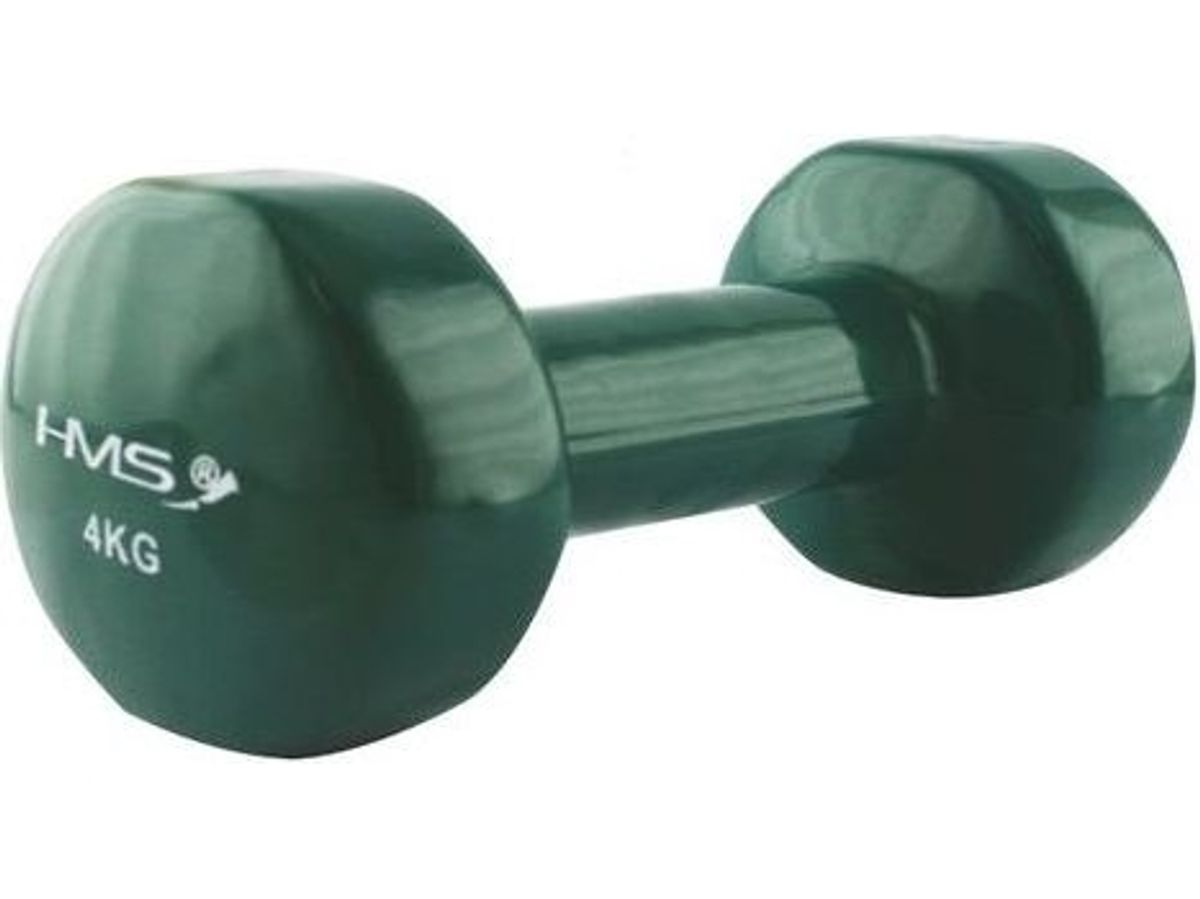 Hms Vinyl Dumbbell 4Kg Green (17023)