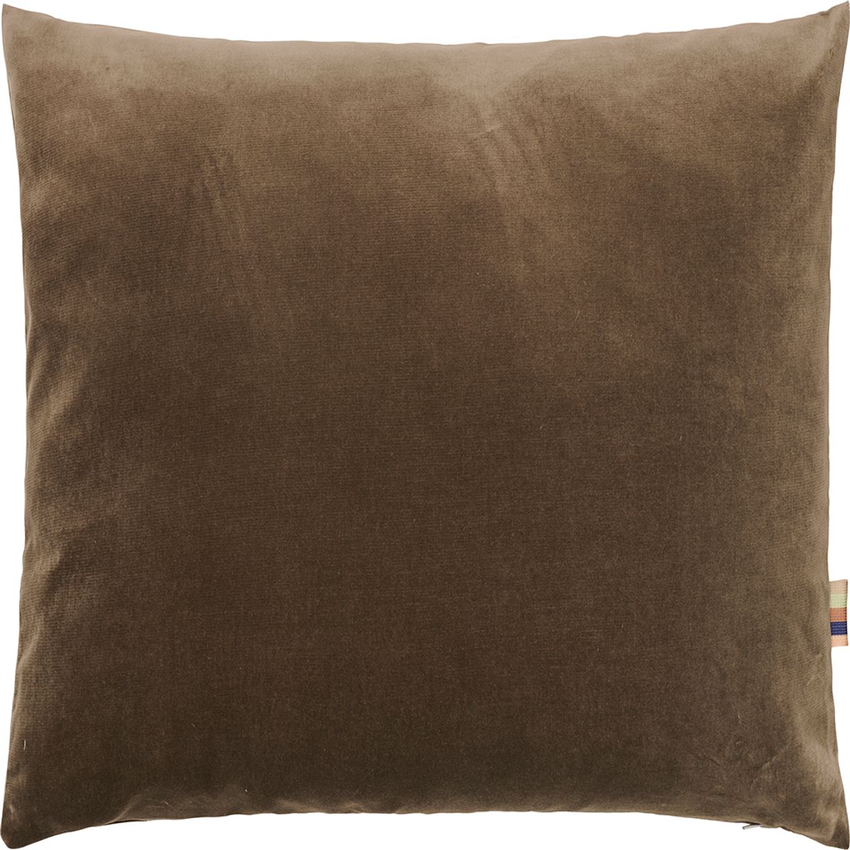 HMT Pyntepude m. fyld Leia Velour 40x40 Taupe