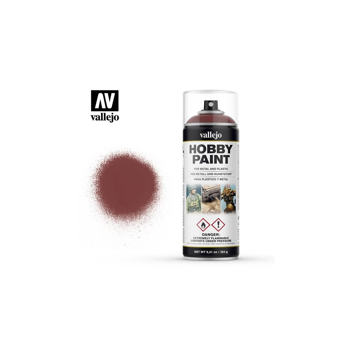 Hobby Paint Primer Basis Fantasy Gory Red - Spraymaling - Vallejo