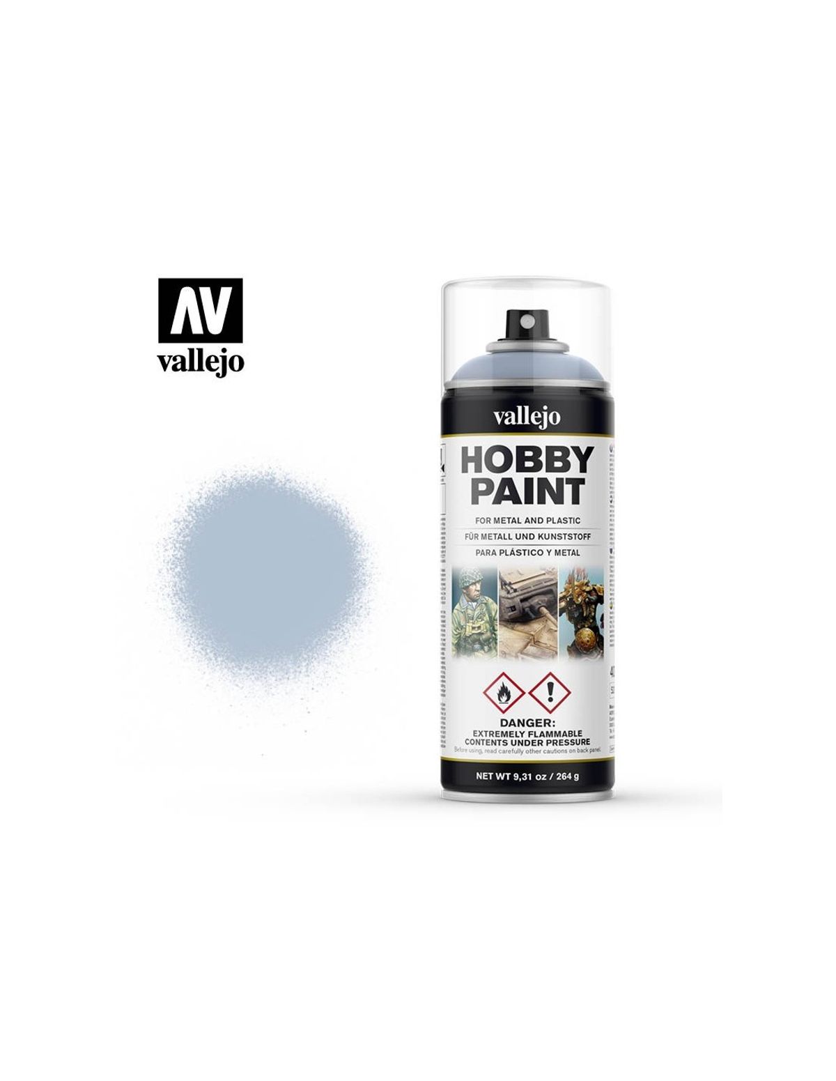 Hobby Paint Primer - Wolf Grey - Spraymaling - Vallejo