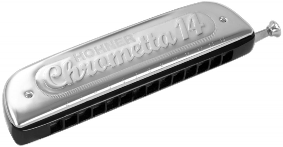 Hohner 257/56 Super Chrometta14 C Mundharpe