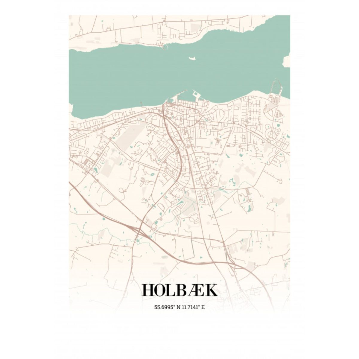 Holbæk 42x60 cm (A2)