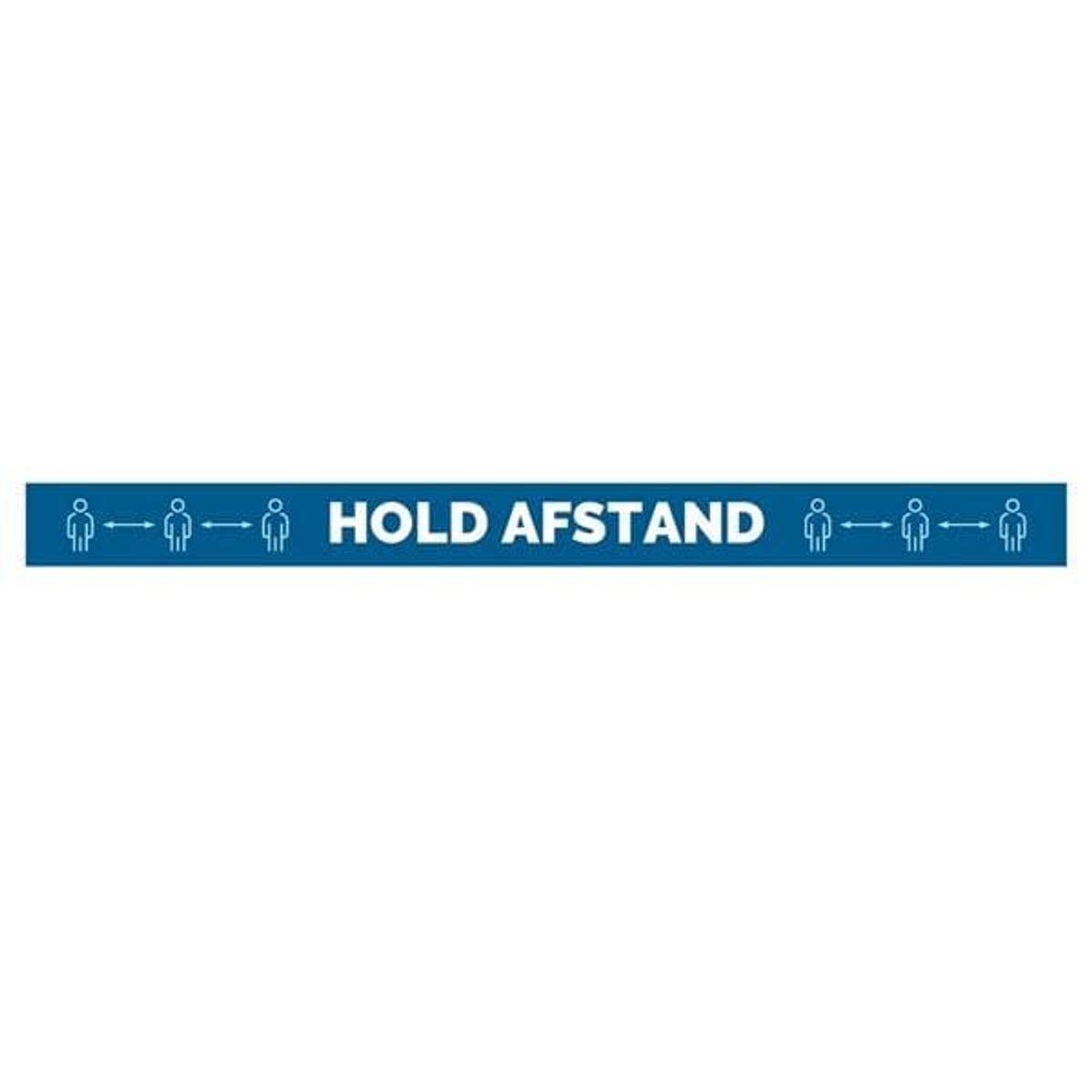 Hold afstand - Gulvfolie (udendørs)