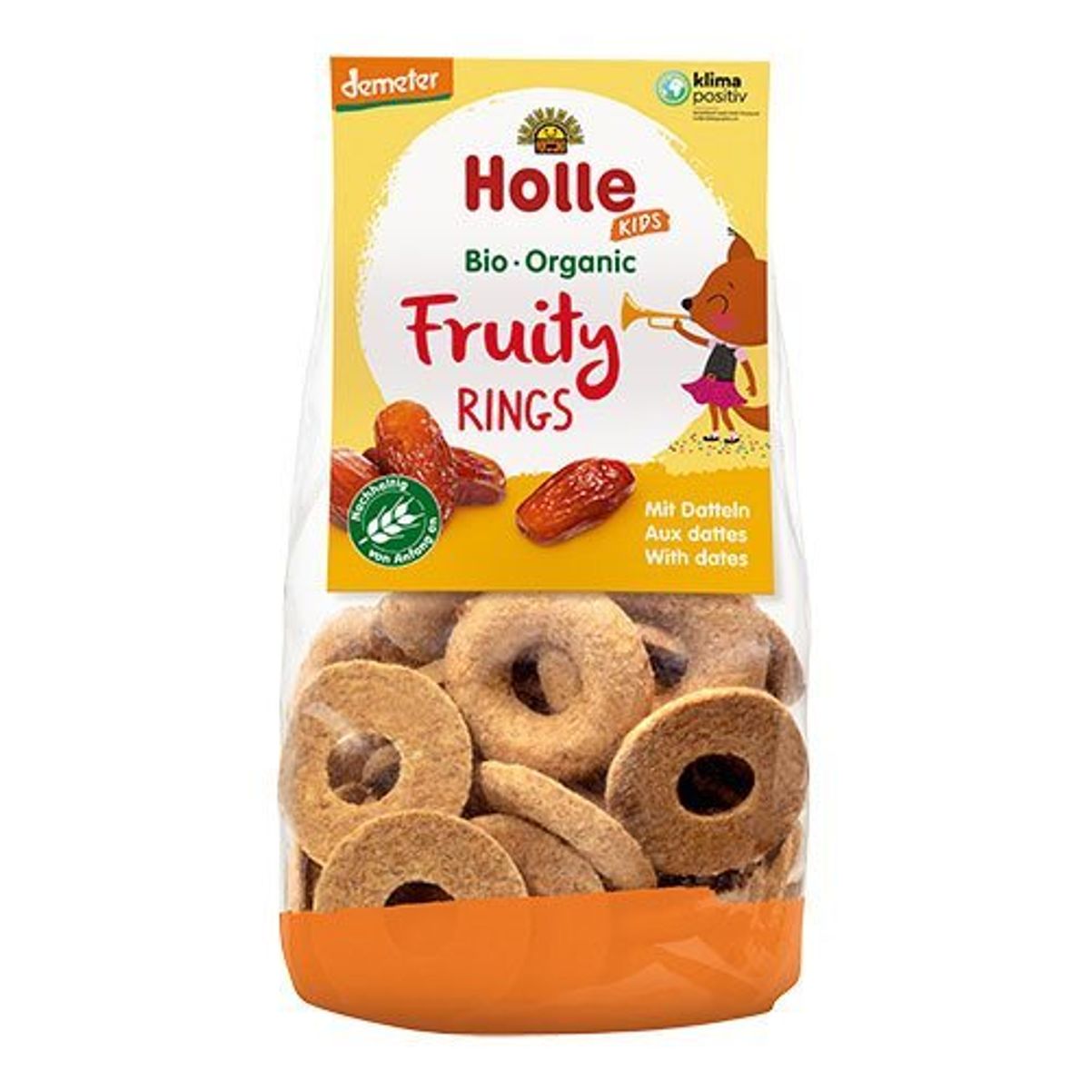 Holle Demeter Speltkiks Fruity rings Ø, 125g