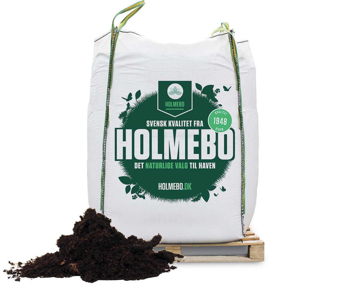 Holmebo Gødet sphagnum 0-25 mm - Bigbag á 2000 liter