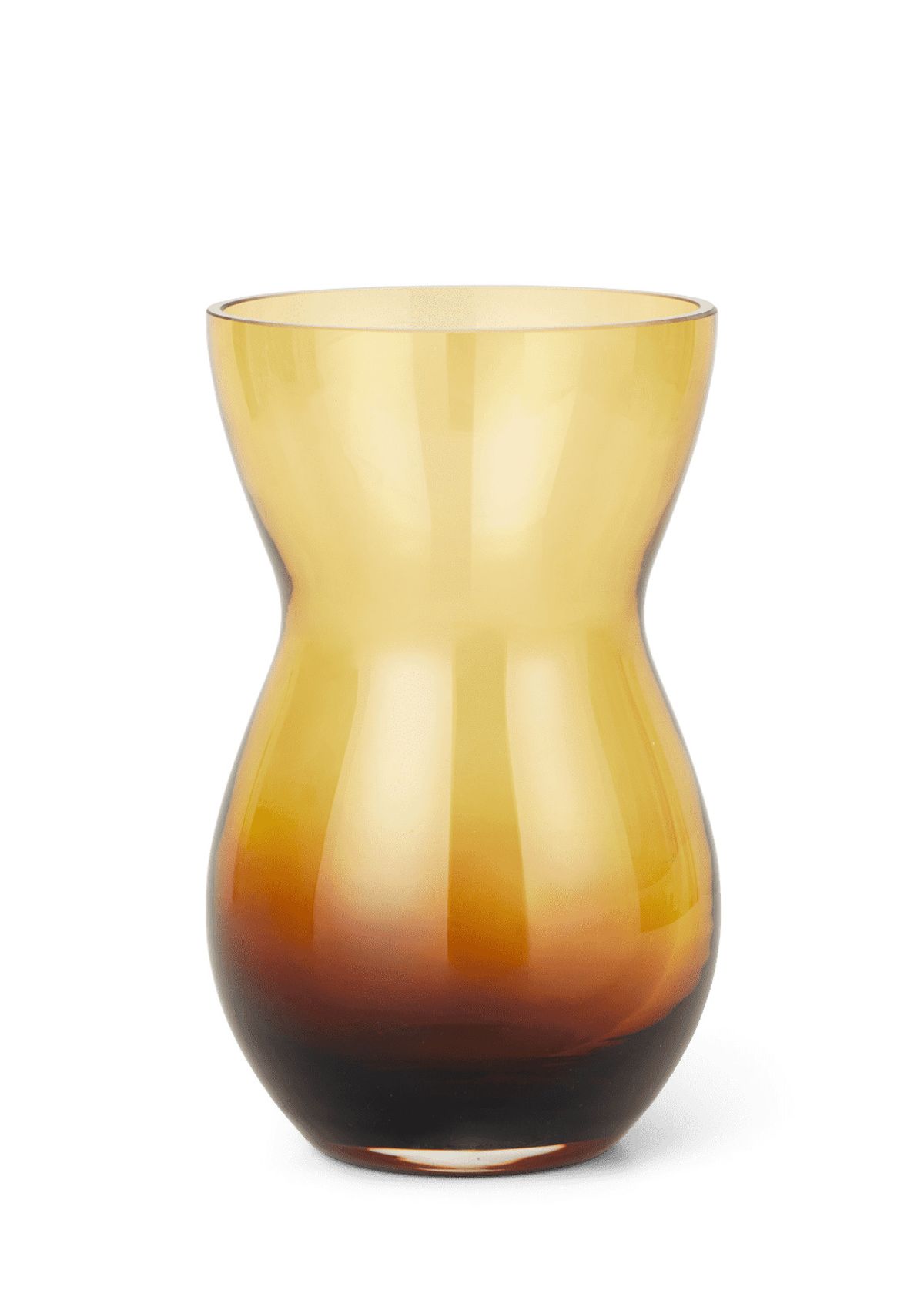 Holmegaard - Calabas Duo Vase H21 burgundy/amber