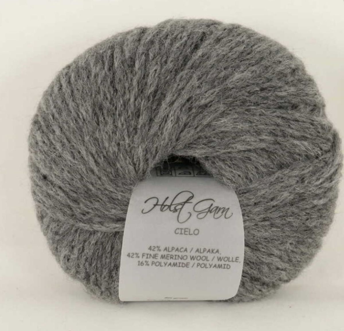 Holst Garn Cielo - 03 Ash, 42% Baby Alpaca/42% Superfine Merino/16% Polyamid, fra Holst Garn