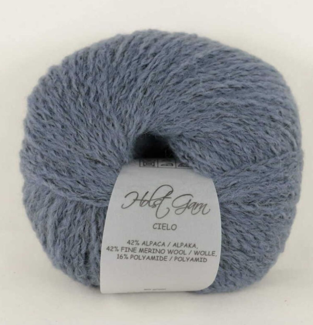 Holst Garn Cielo - 05 Storm, 42% Baby Alpaca/42% Superfine Merino/16% Polyamid, fra Holst Garn