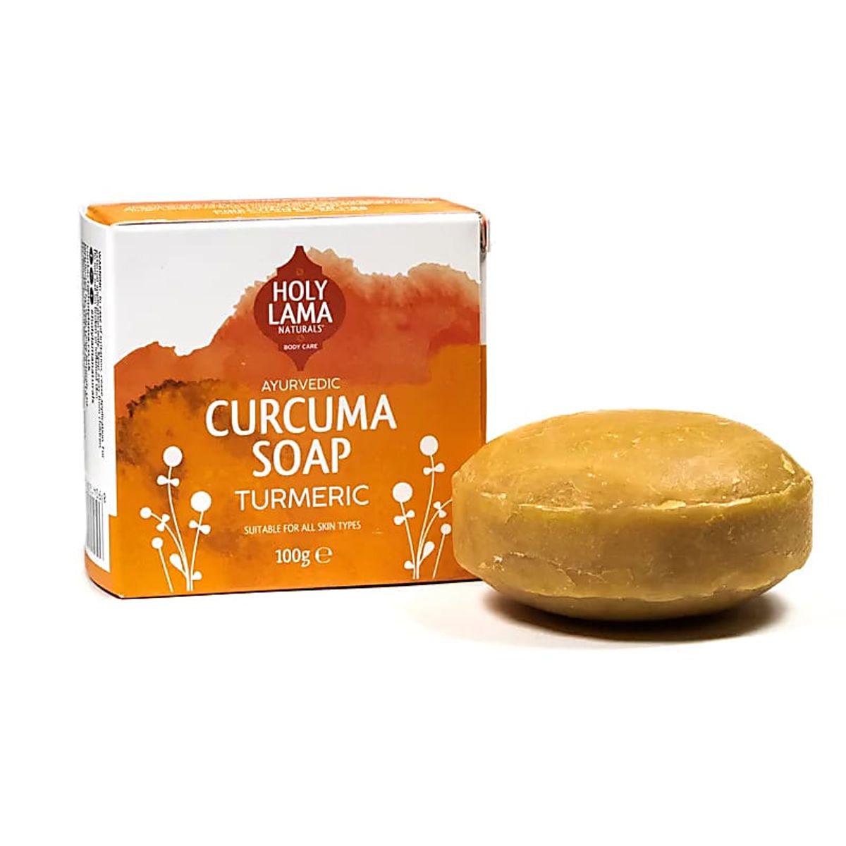 HOLY LAMA SÆBE MED GURKEMEJE & PATCHOULI - CURCUMA AYURVEDA SOAP - soap - Holy Lama - StudioBuus