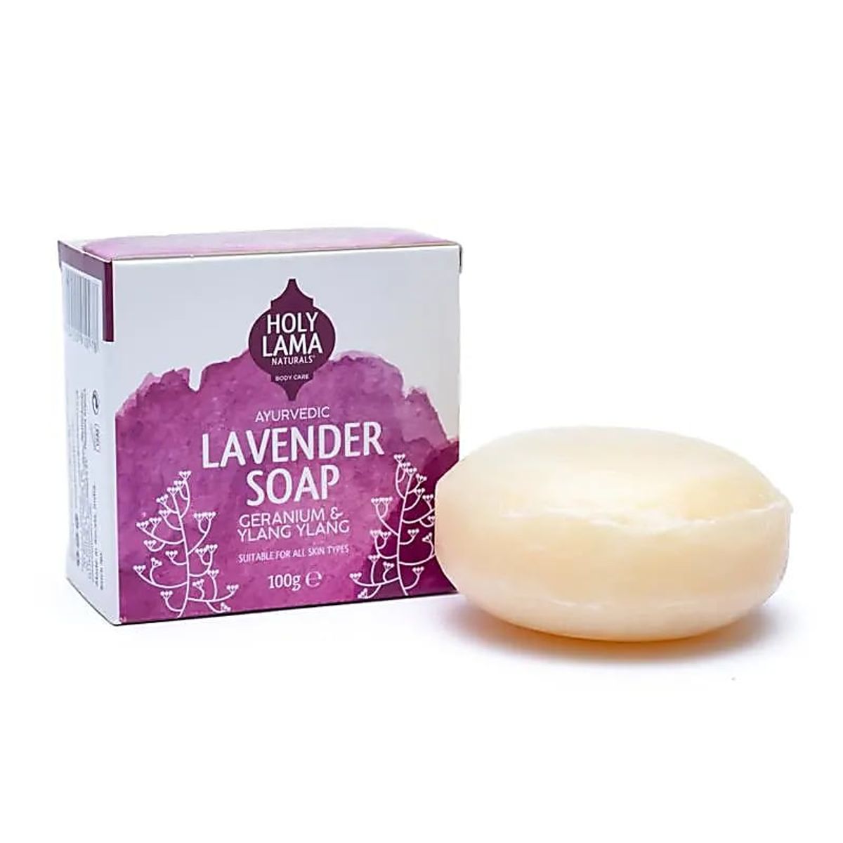 HOLY LAMA SÆBE MED LAVENDEL, GERANIUM & YLANG YLANG - AYURVEDA SOAP - soap - Holy Lama - StudioBuus