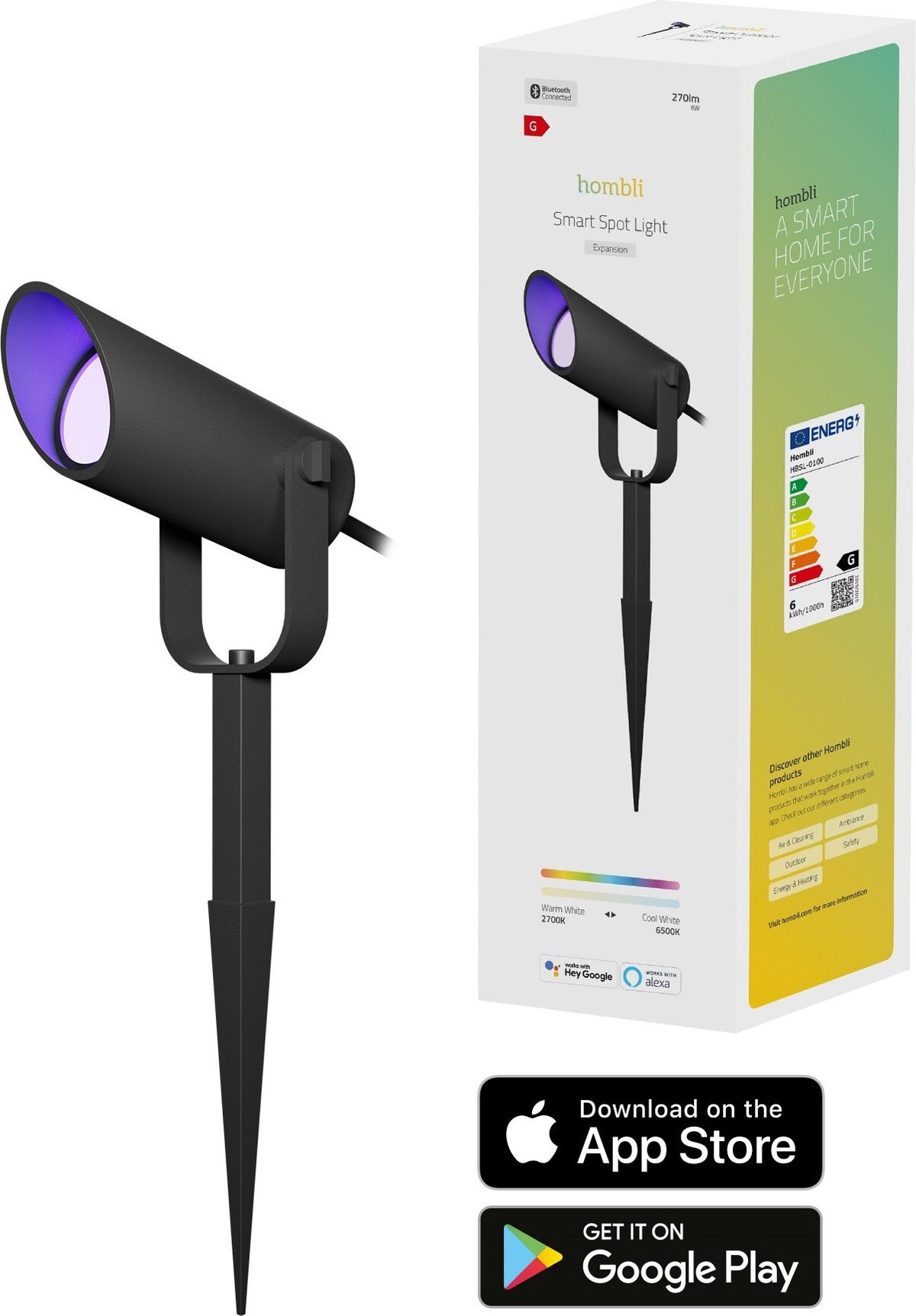 Hombli - Outdoor Smart Spot Light - Single