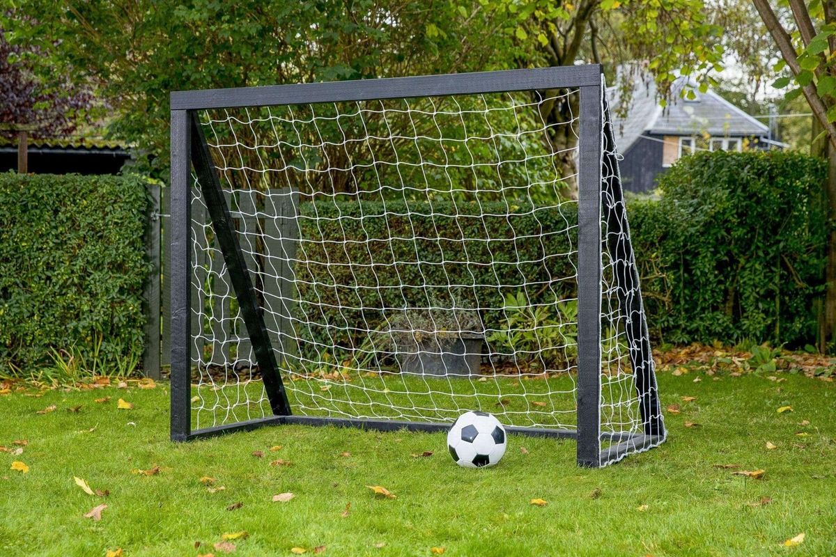 Homegoal Junior fodboldmål sort - 175 x 140 cm, 2