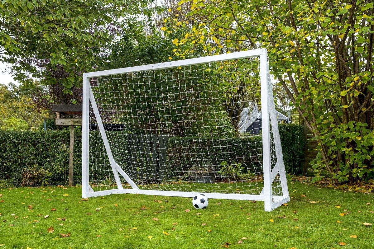 Homegoal XL fodboldmål hvid - 300 x 200 cm, 2