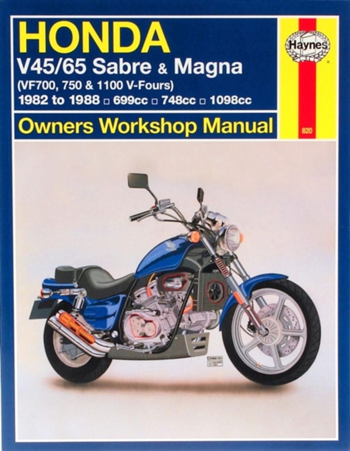 Honda V45/65 Sabre & Magna (82 - 88) Haynes Repair Manual