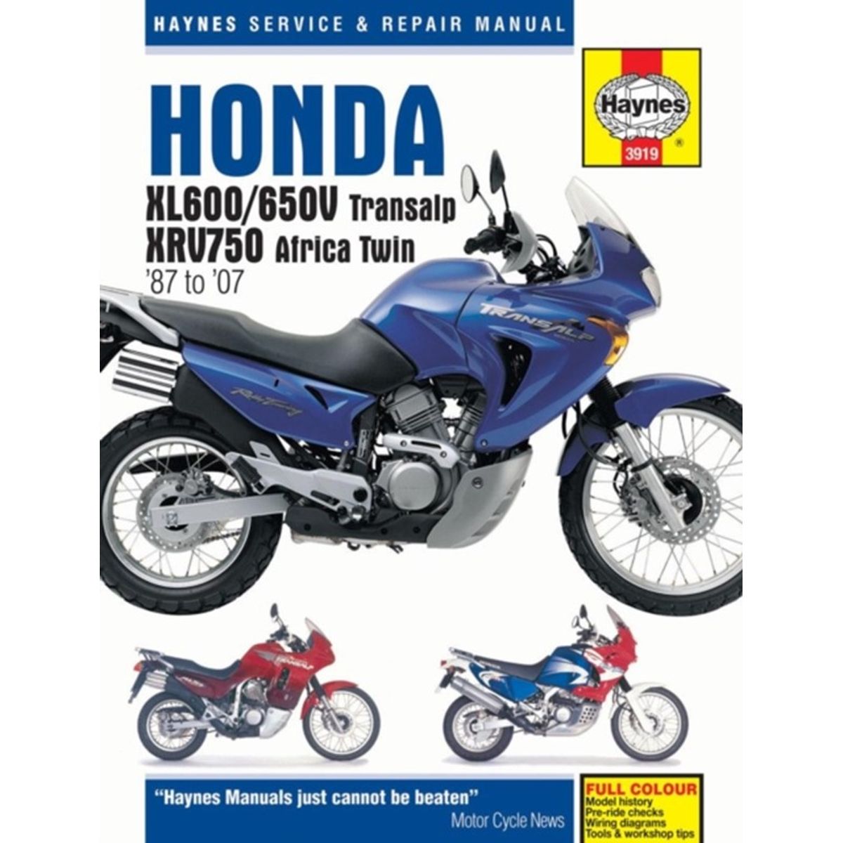 Honda XL600/650 Transalp & XRV750 Africa Twin (87 - 07)