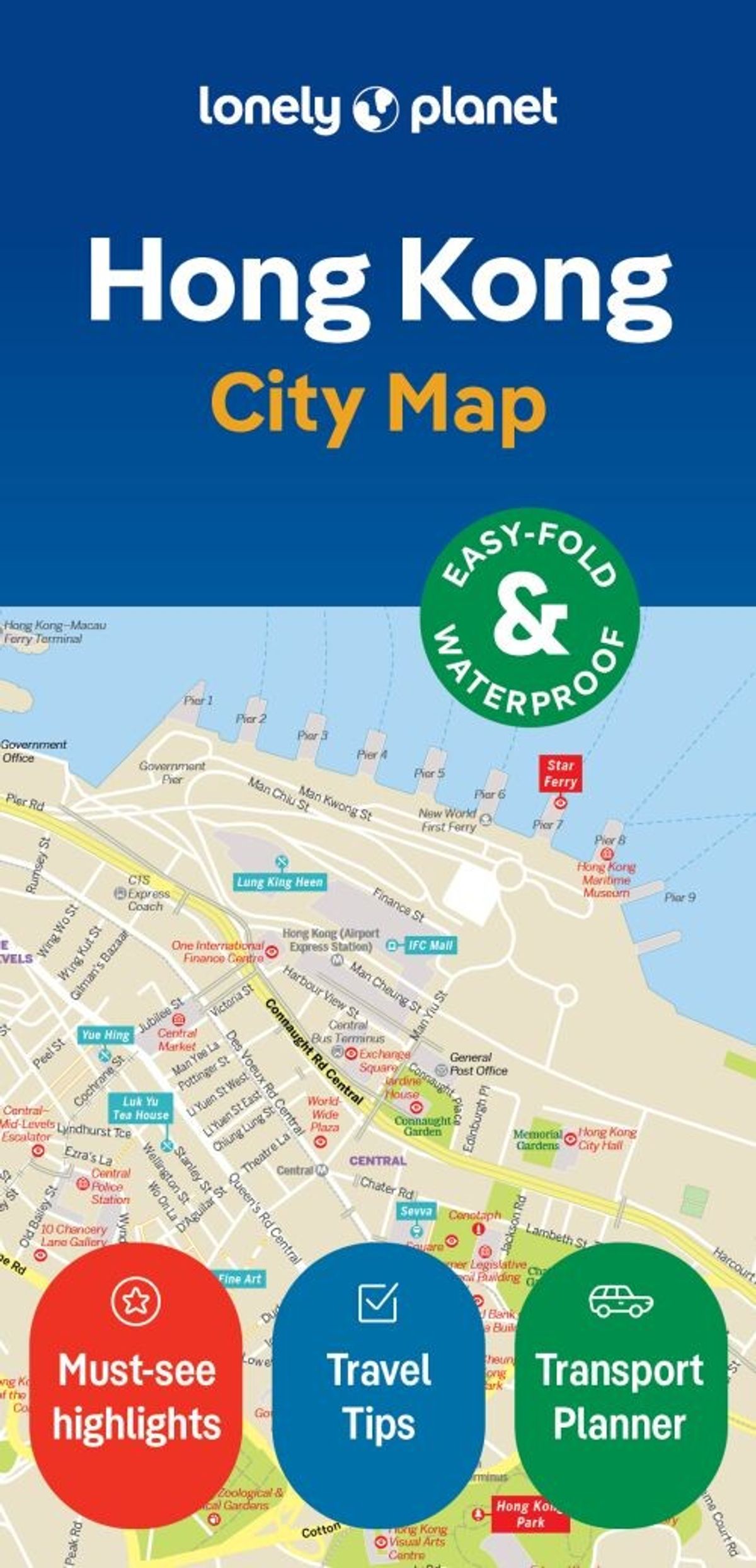 Hong Kong City Map - Diverse - English Book