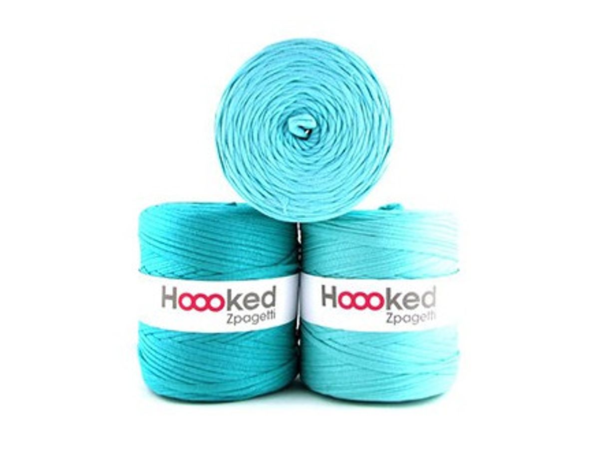 Hoooked Zpagetti Stofgarn Unicolor 10 Mint Nuancer 1 stk.