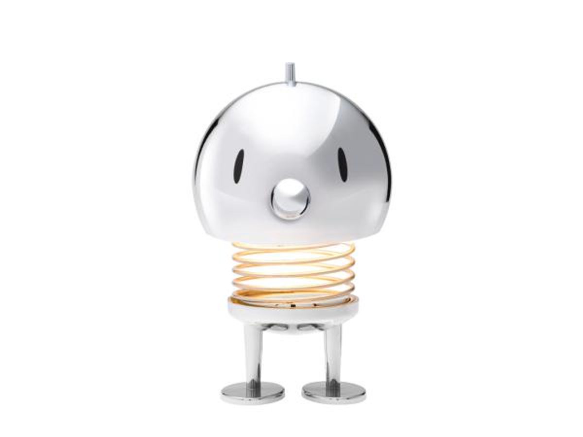 Hoptimist - LED lampe 10 x 10 x 15 cm L Chrome