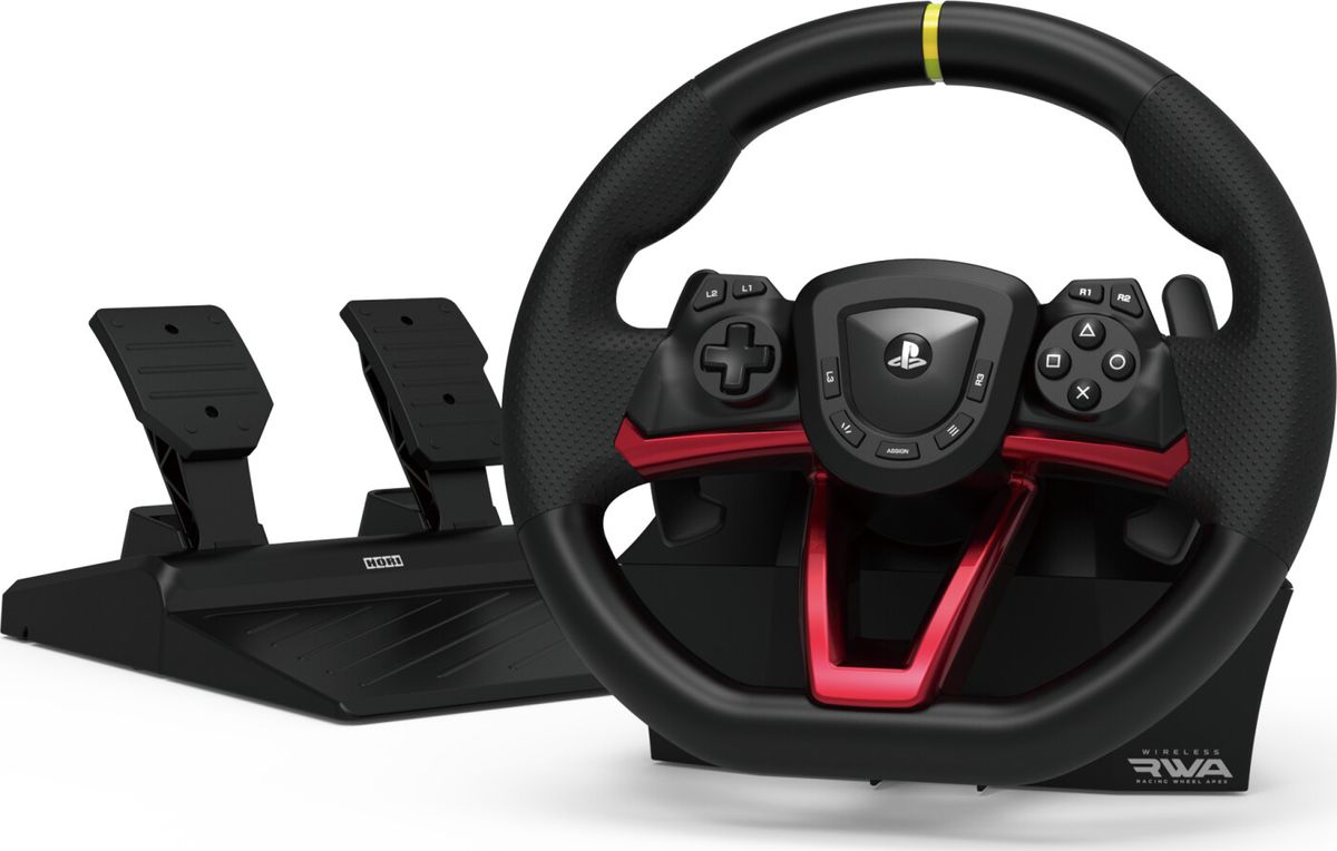 Hori Wireless Racing Wheel Apex For Playstation 5, Playstation 4 And Pc