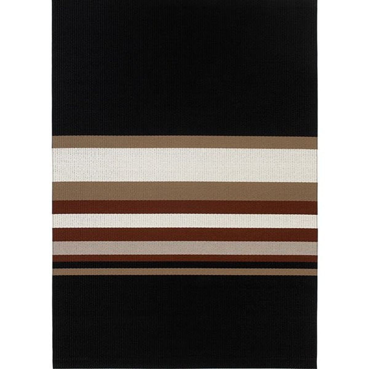 Horizon Black Reddish Brown Tæppe fra Woodnotes (170x240cm)