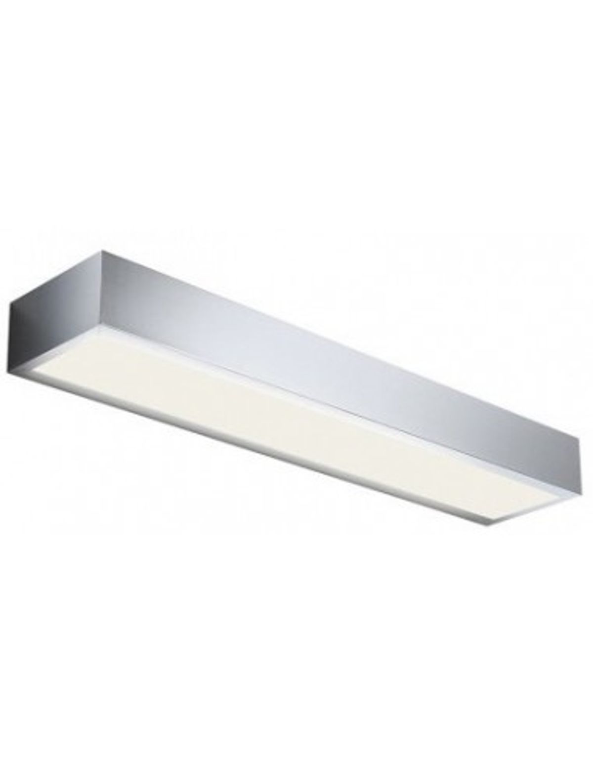 HORIZON Up-Down Badeværelseslampe i metal og polycarbonat B60 cm 1 x 18W SMD LED - Krom/Hvid