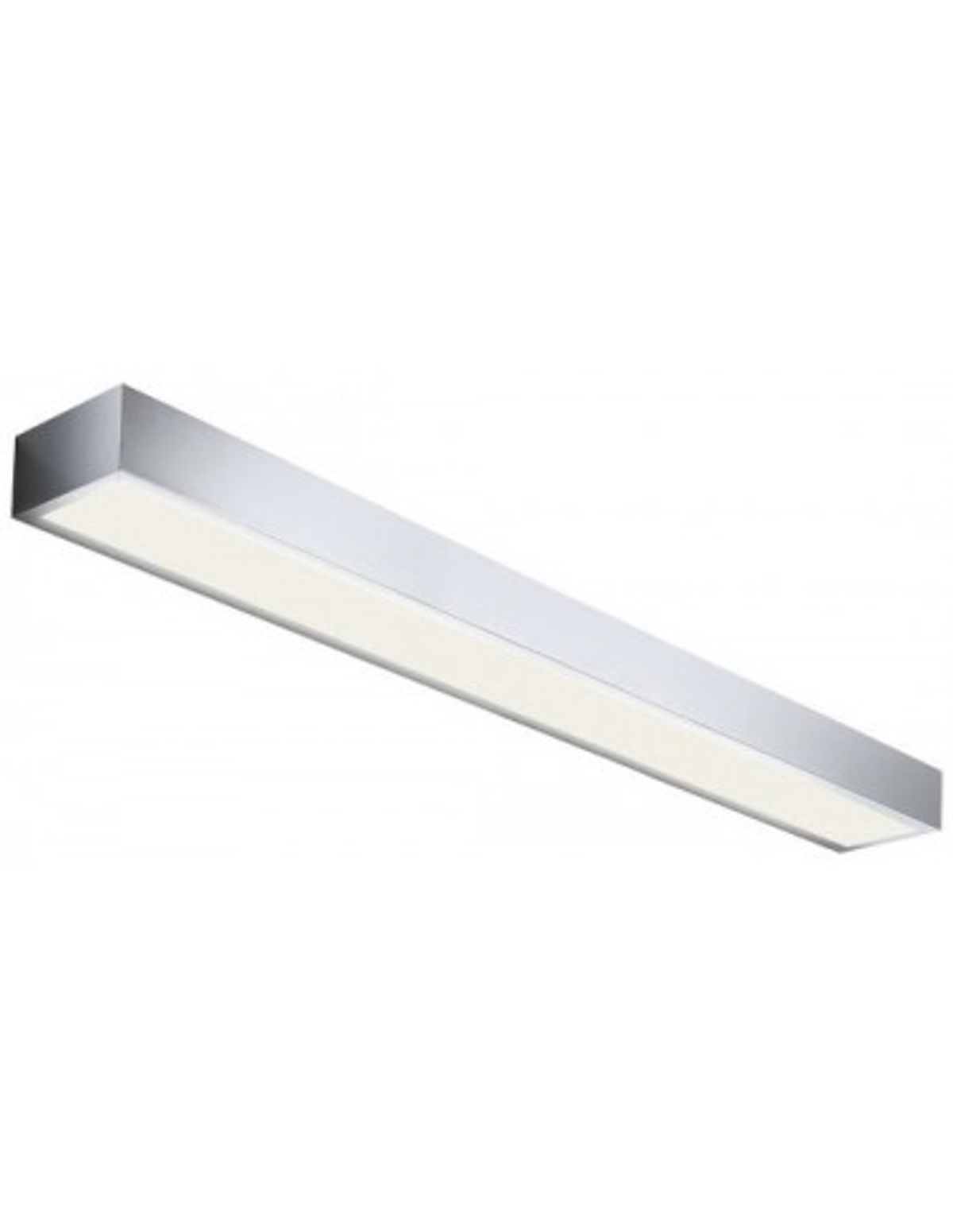 HORIZON Up-Down Badeværelseslampe i metal og polycarbonat B90 cm 1 x 24W SMD LED - Krom/Hvid