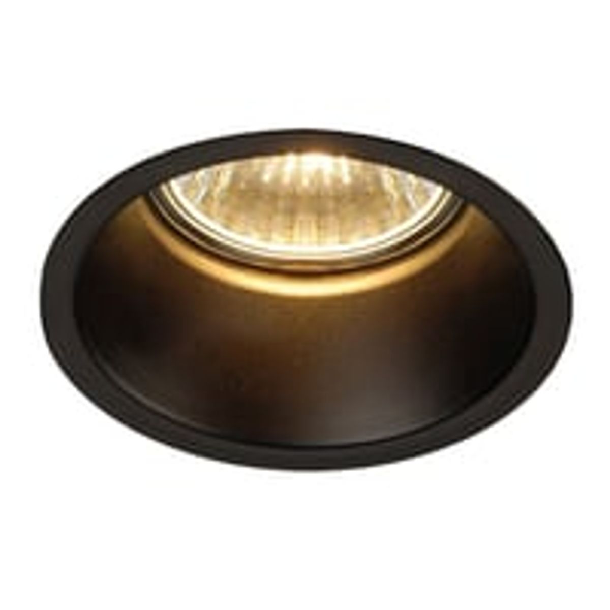 HORN GU10 downlight, rund, matsort, maks. 50W