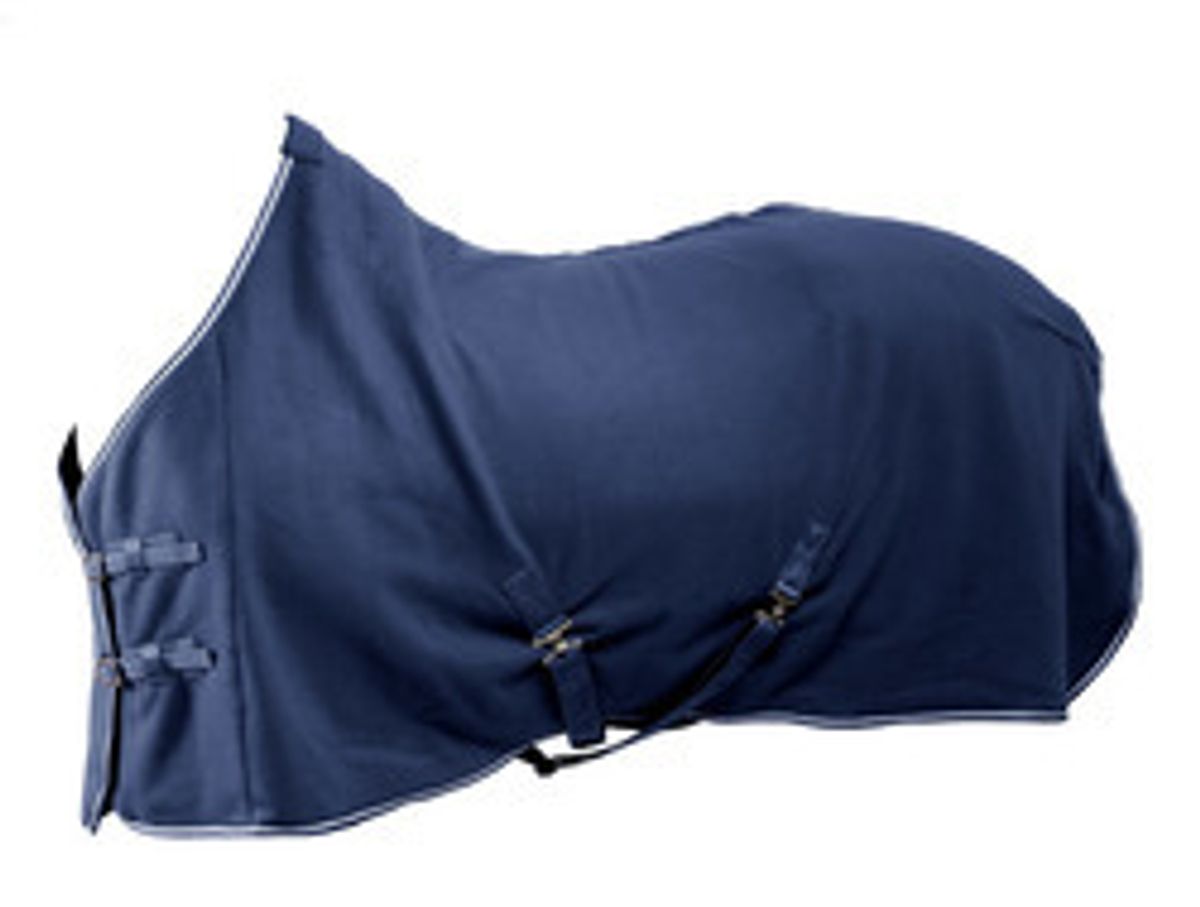 Horse Comfort pony fleecedækken - navy - 95cm