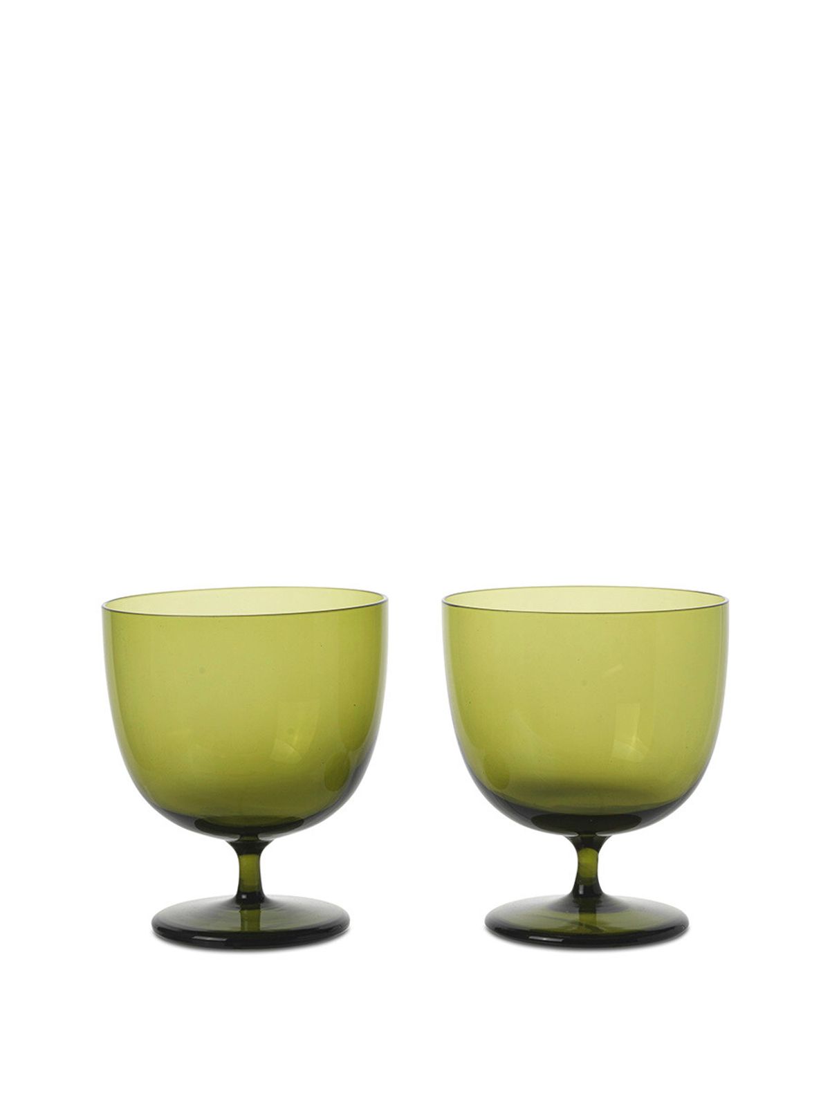 Host Water Glasses, sæt á 2 stk. fra Ferm Living (Moss Green)