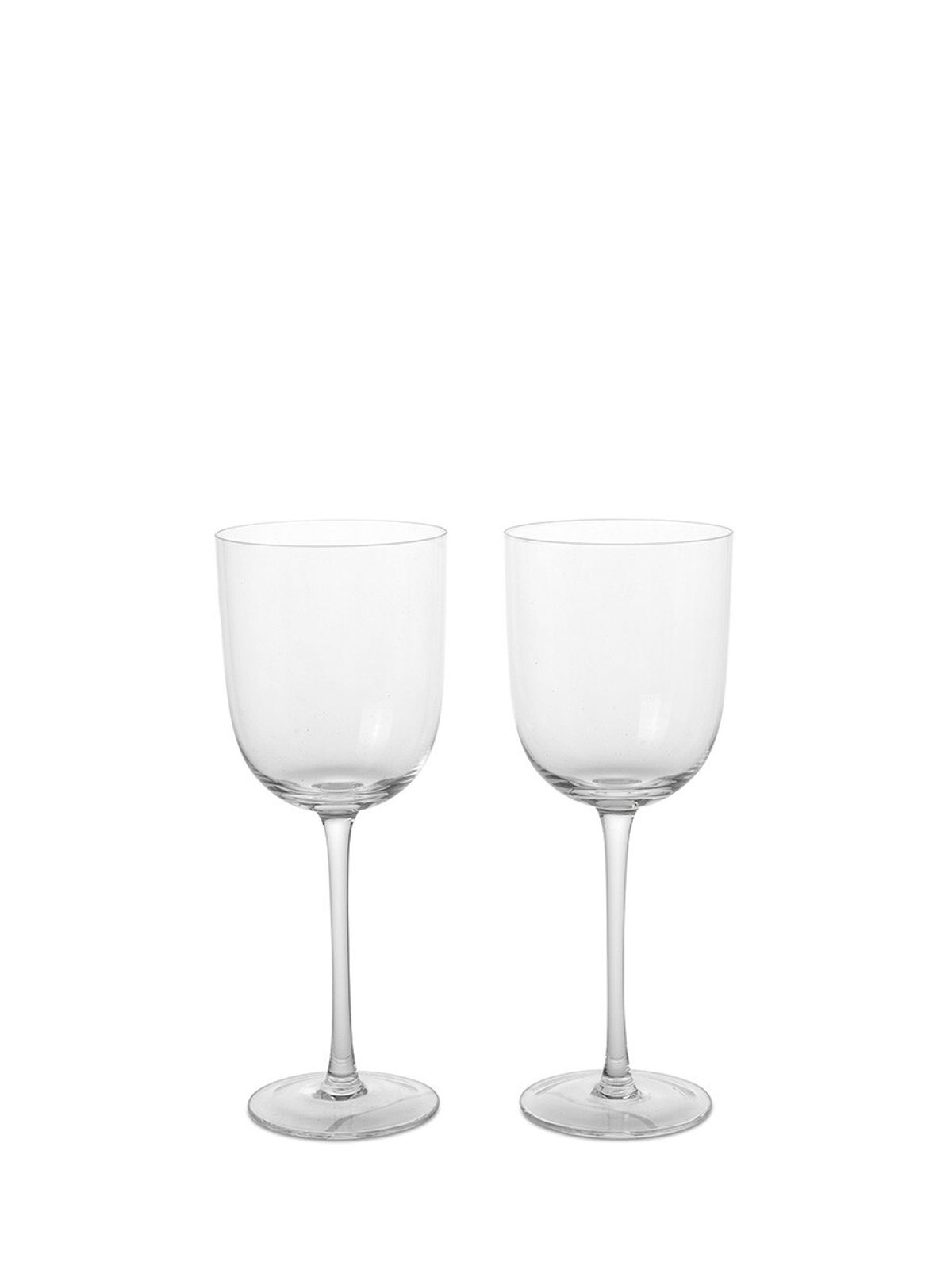 Host White Wine Glasses, sæt á 2 stk. fra Ferm Living (Clear)