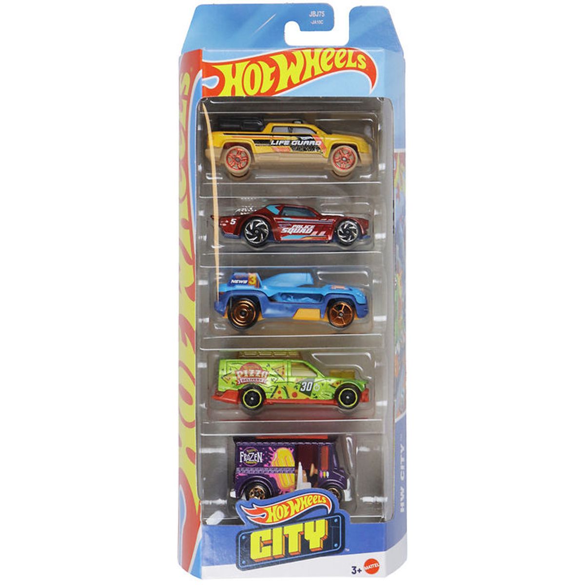 Hot Wheels Biler - 5-pak - City