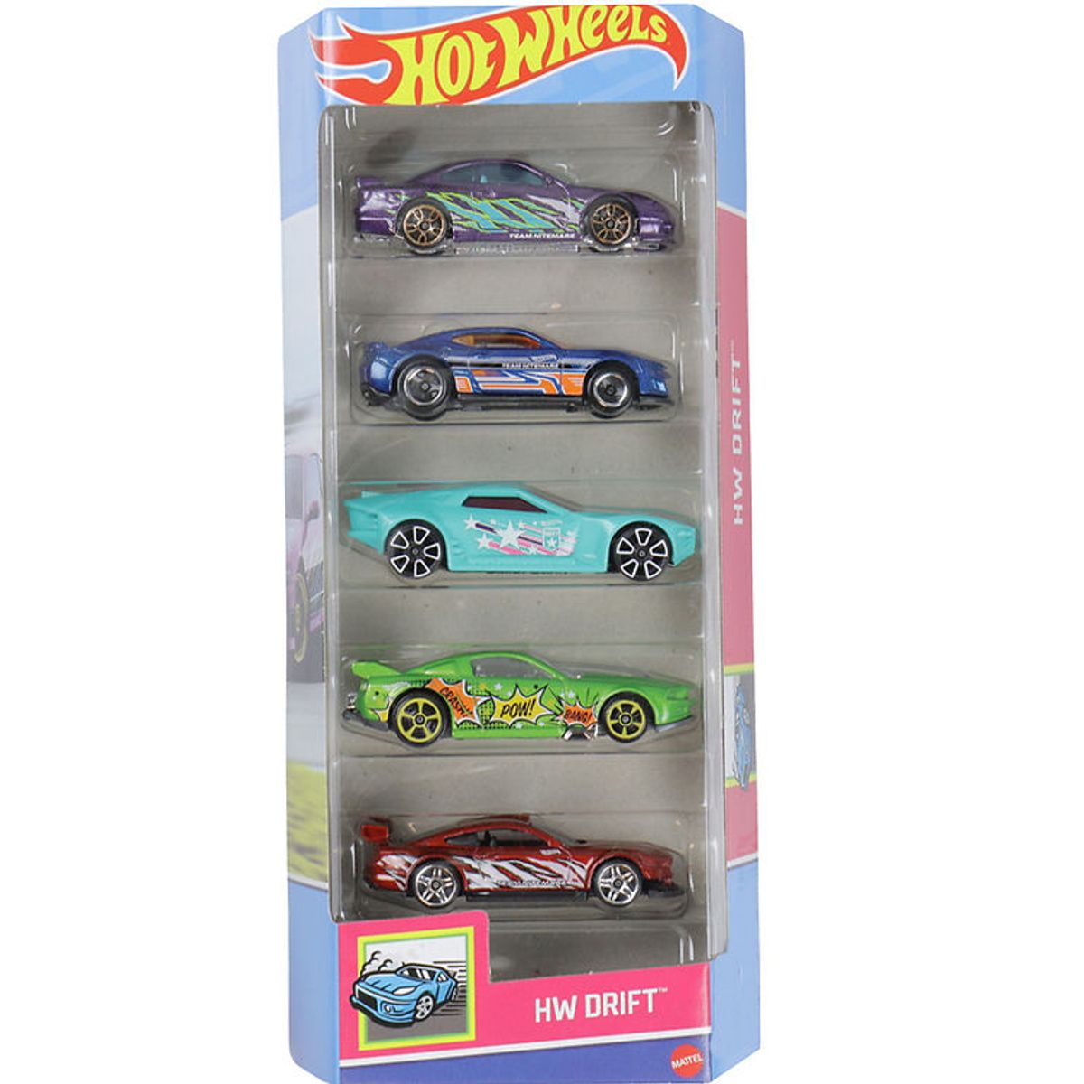 Hot Wheels Biler - 5-pak - HW Drift