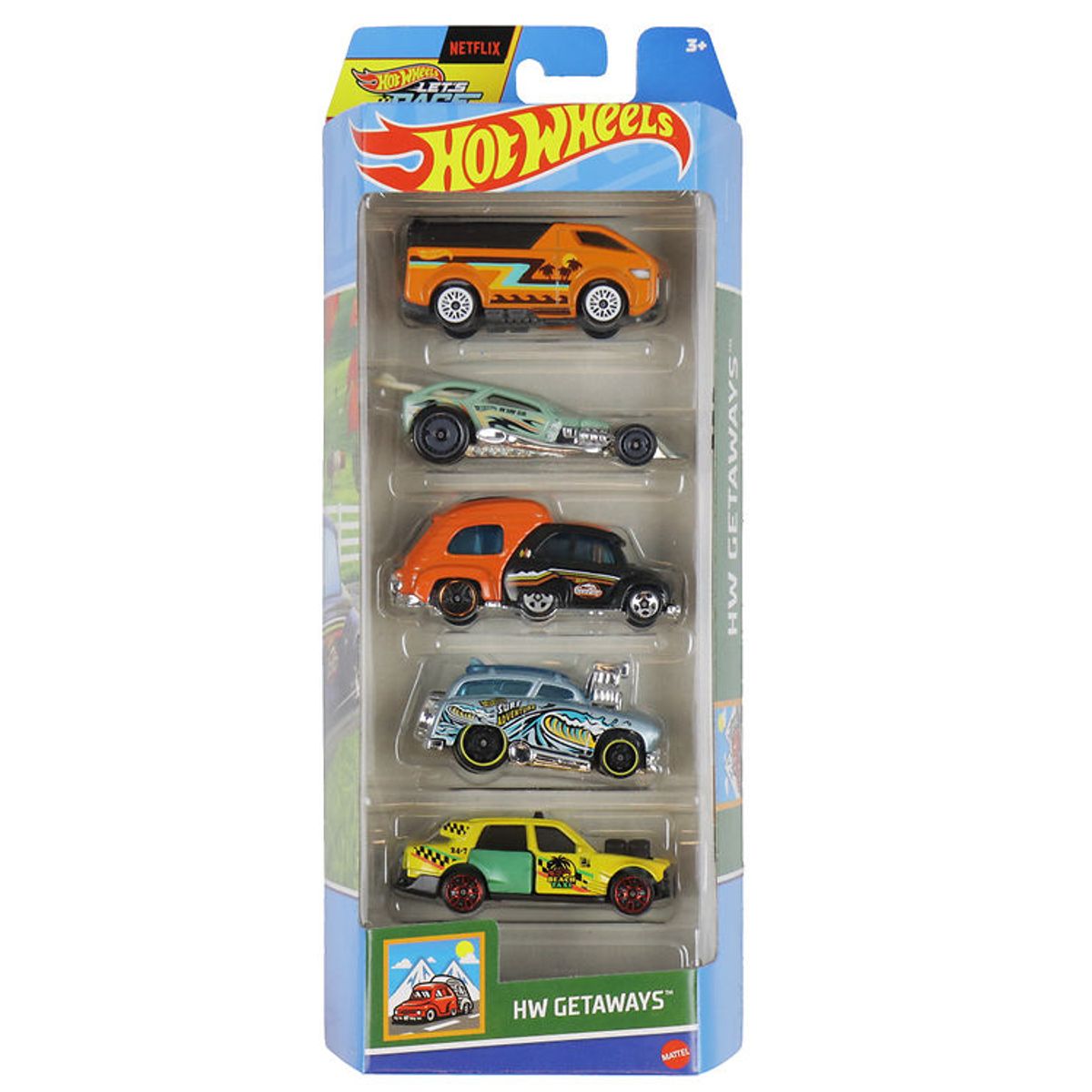 Hot Wheels Biler - 5-pak - HW Getaways