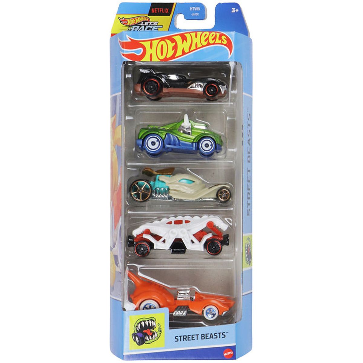 Hot Wheels Biler - 5-pak - Street Beasts