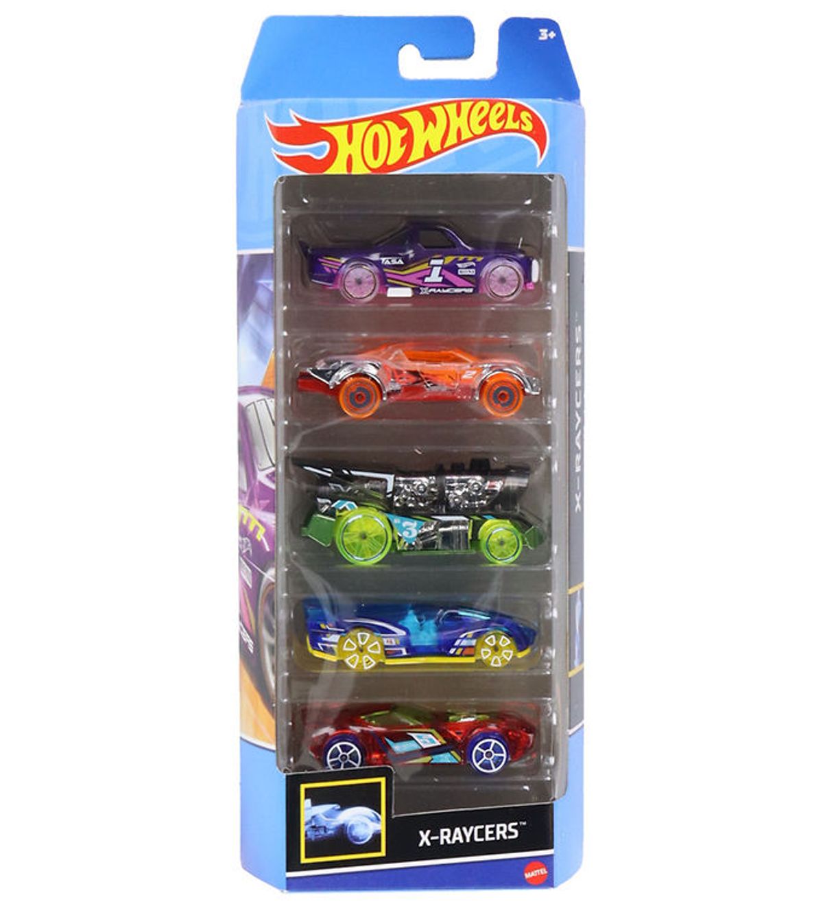 Hot Wheels Biler - 5-pak - X-Raycers