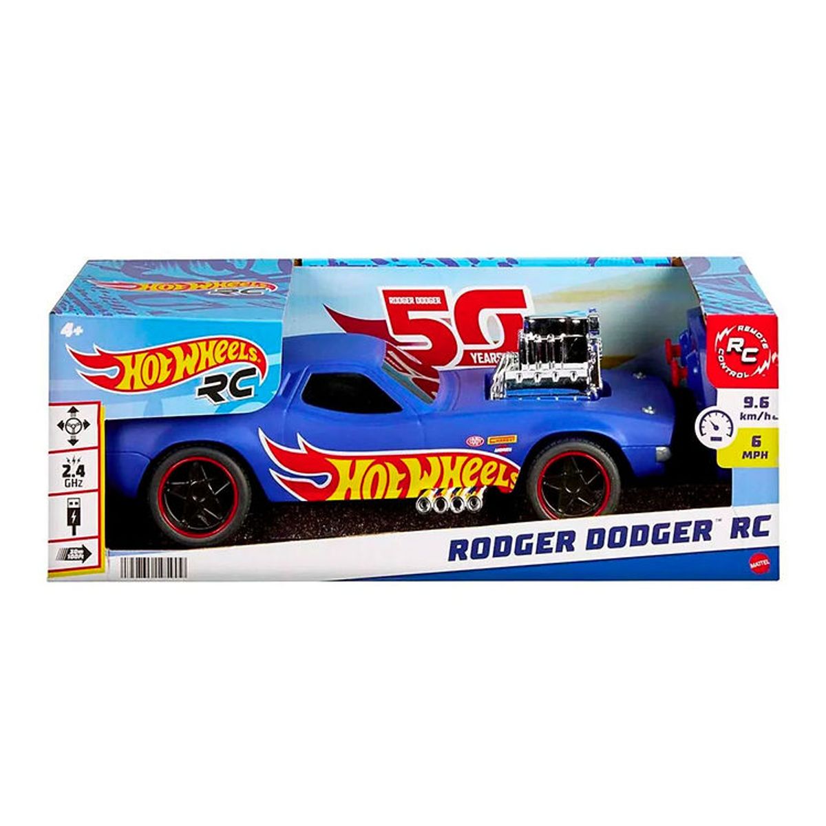 Hot Wheels Fjernstyret Bil - Rodger Dodger 1:16