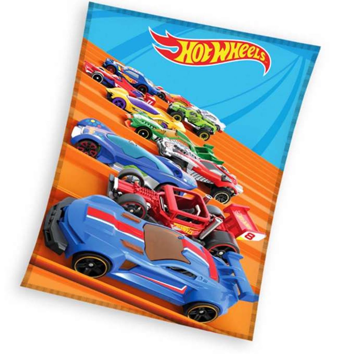 Hot Wheels Fleece Tæppe 110x140 cm