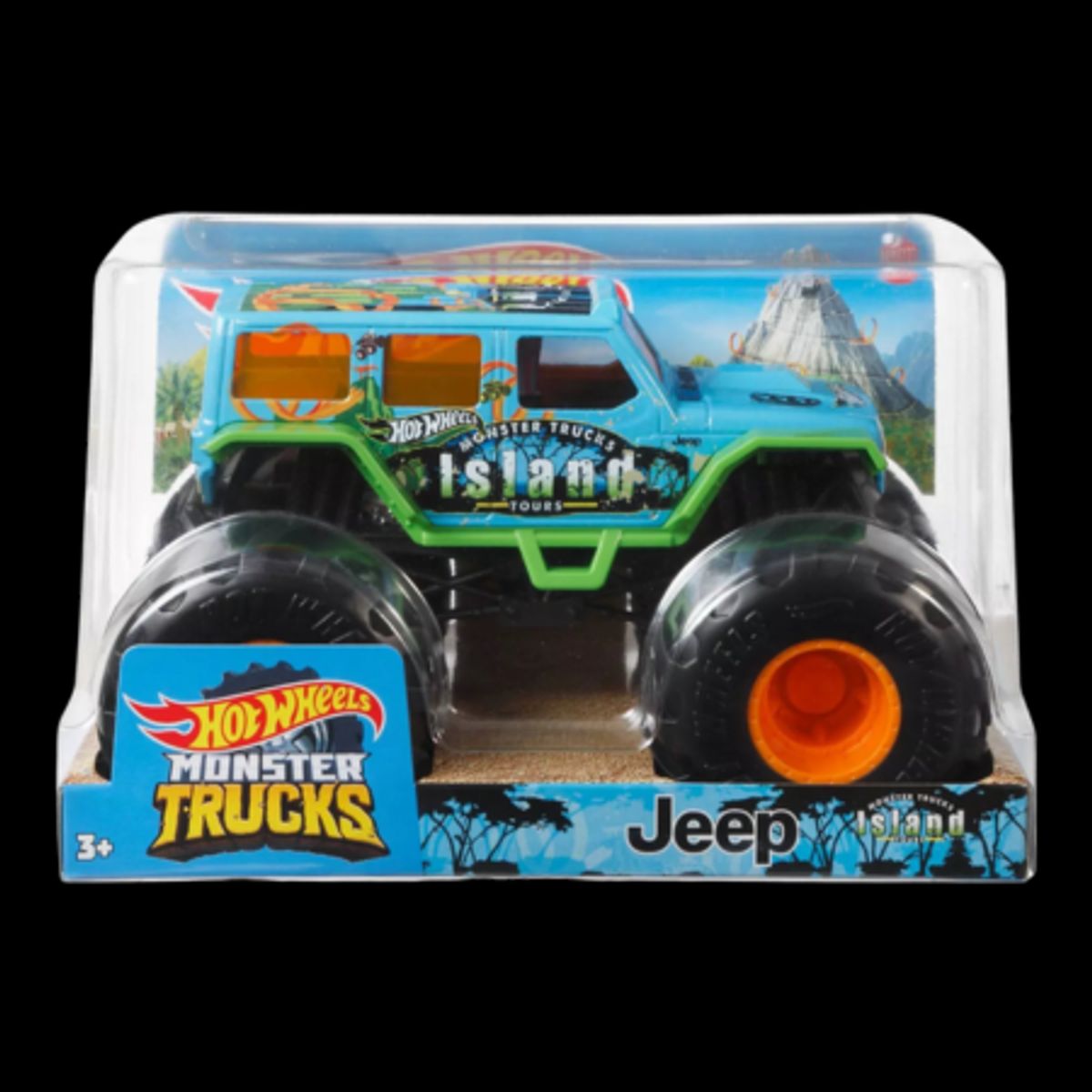 Hot Wheels Monster Trucks Jeep Island Tours - GTJ44