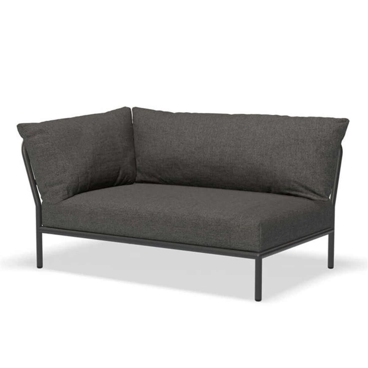 HOUE Level 2 Loungesofa - Dark Grey Basic Left Corner