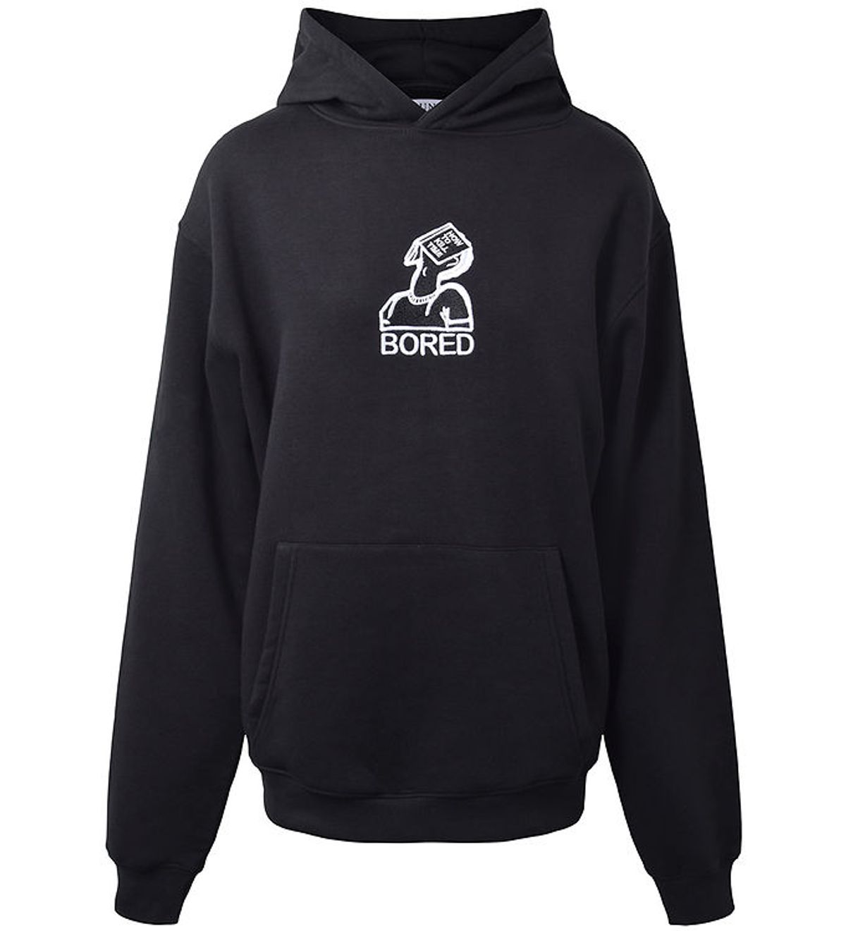 Hound Hættetrøje - Hoddie W/Embroidery - Black