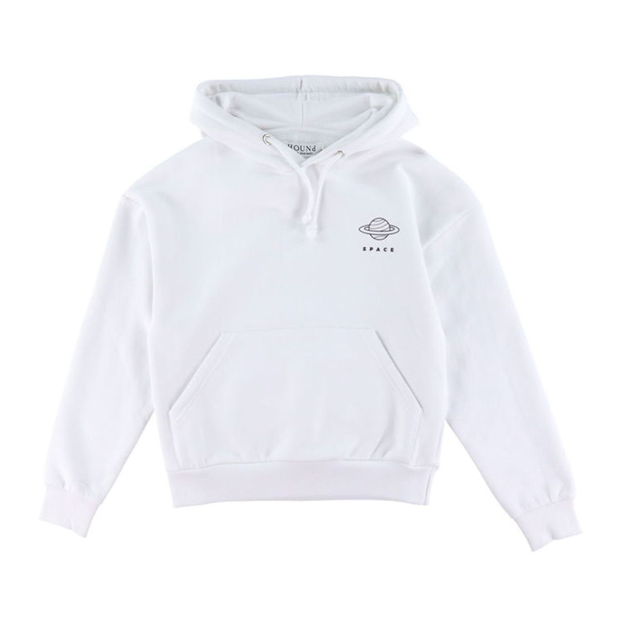 Hound Hættetrøje - Oversized Hoodie - White