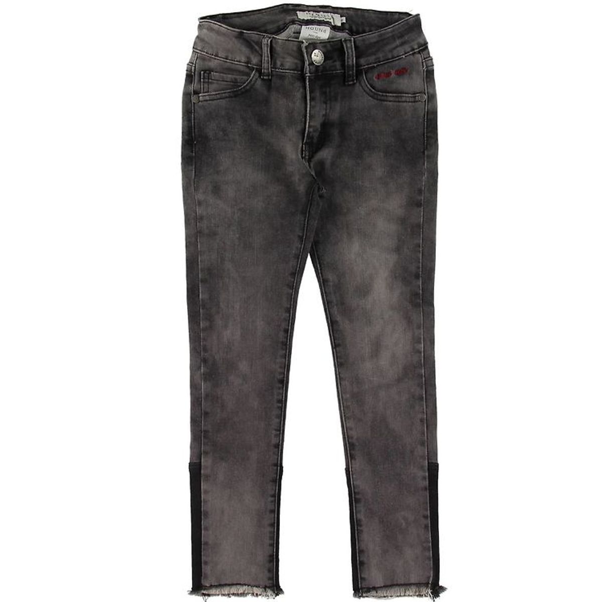 Hound Jeans - Paint - Ankle Fit - Black Used Denim