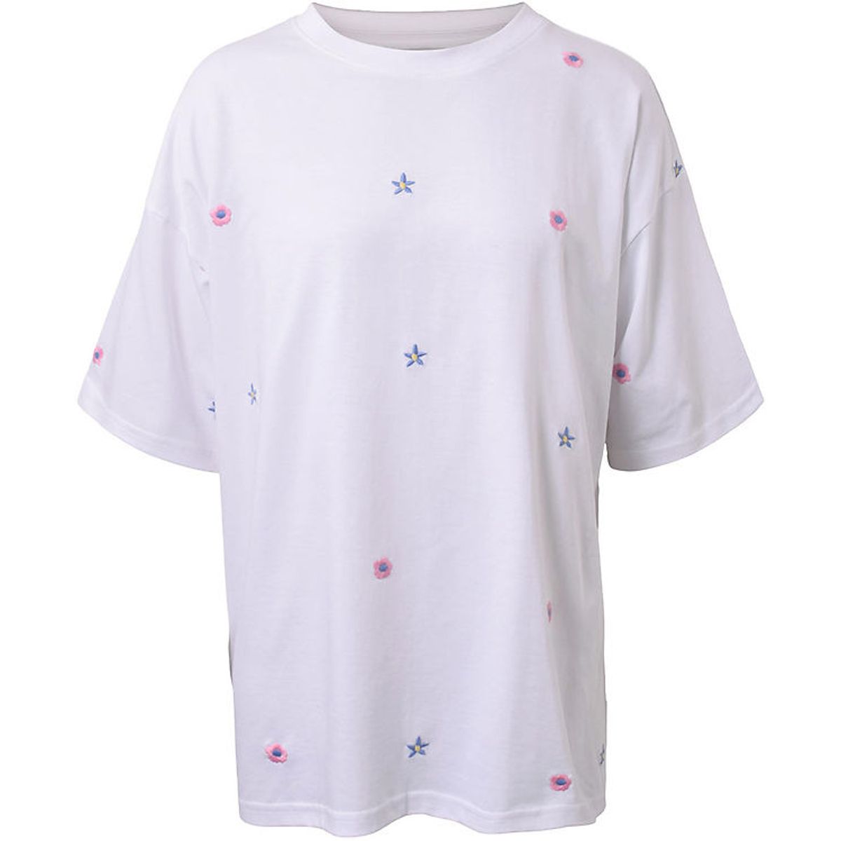 Hound T-shirt - Hvid m. Blomster