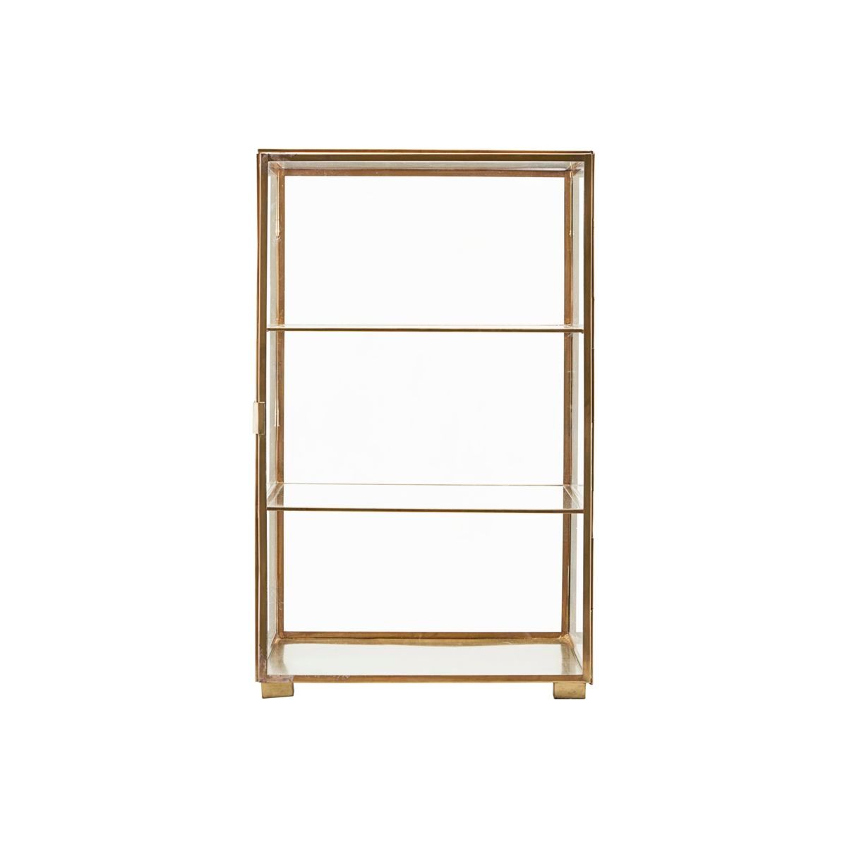 HOUSE DOCTOR KABINET GLAS MESSING - 56