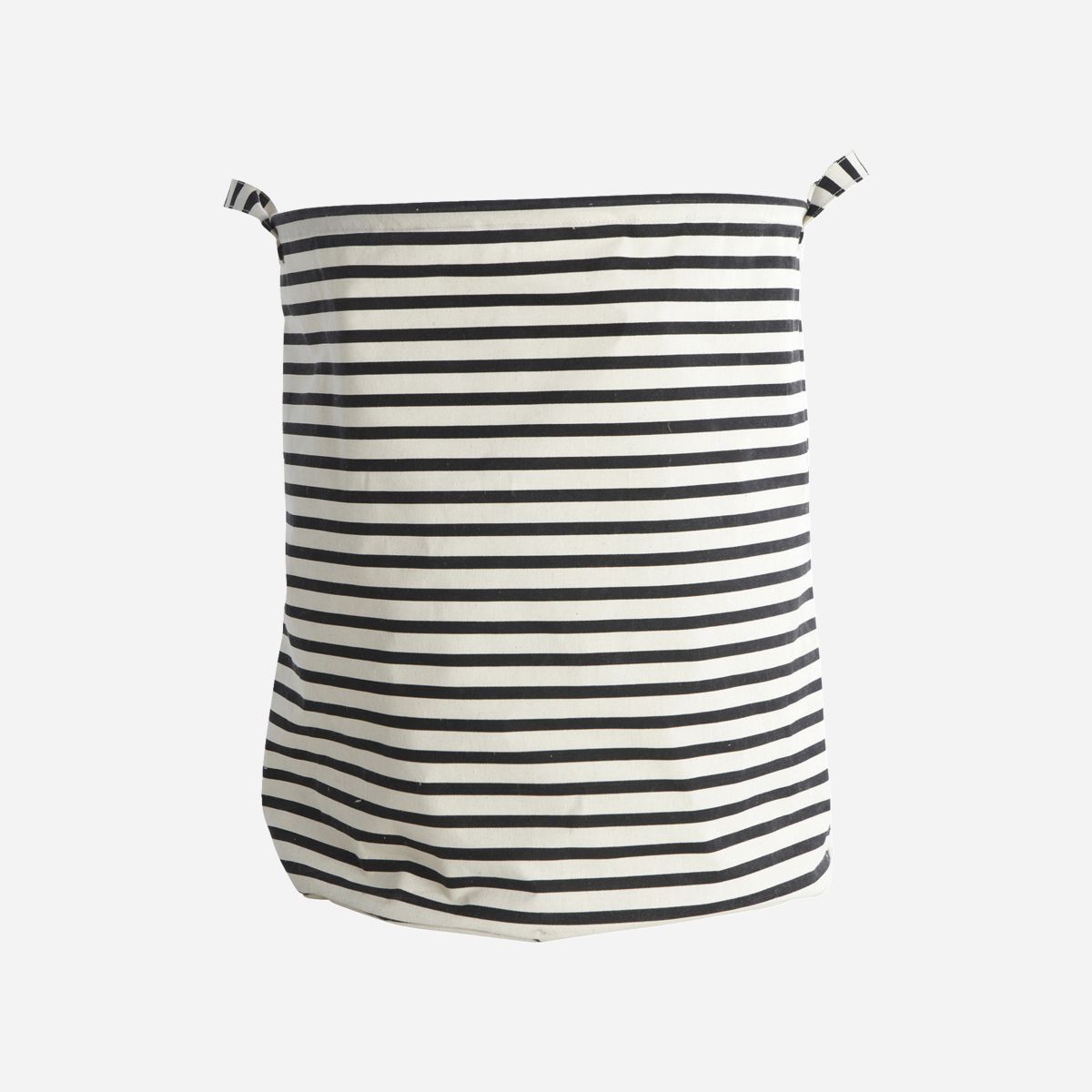 House Doctor - Vasketøjspose, Stripes, H 50 cm, sort