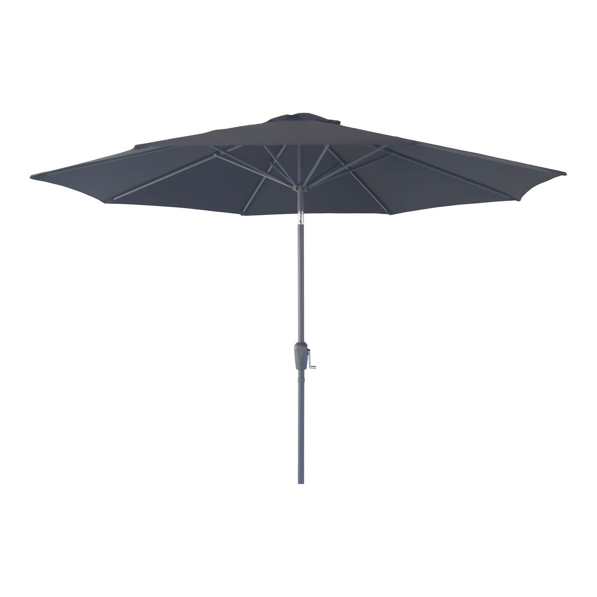 HOUSE NORDIC Parasol med hejs og tilt, metalstok, sort, ø300 cm